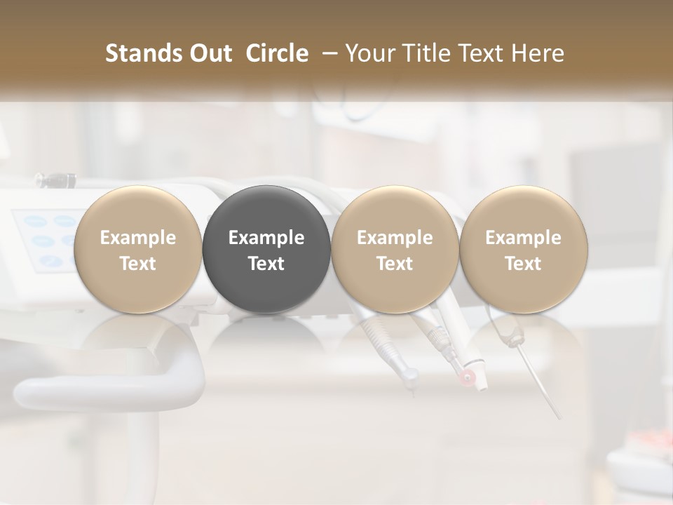 A Medical Powerpoint Presentation With Medical Equipment PowerPoint Template