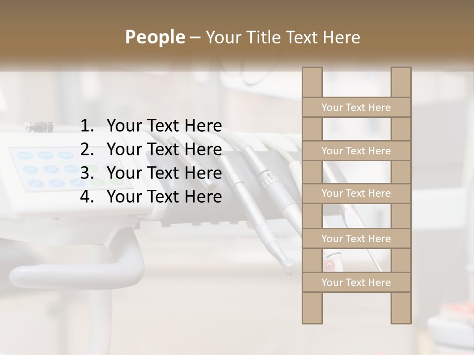 A Medical Powerpoint Presentation With Medical Equipment PowerPoint Template