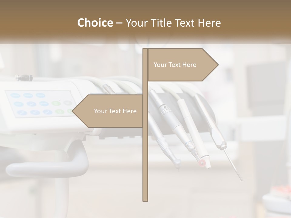A Medical Powerpoint Presentation With Medical Equipment PowerPoint Template