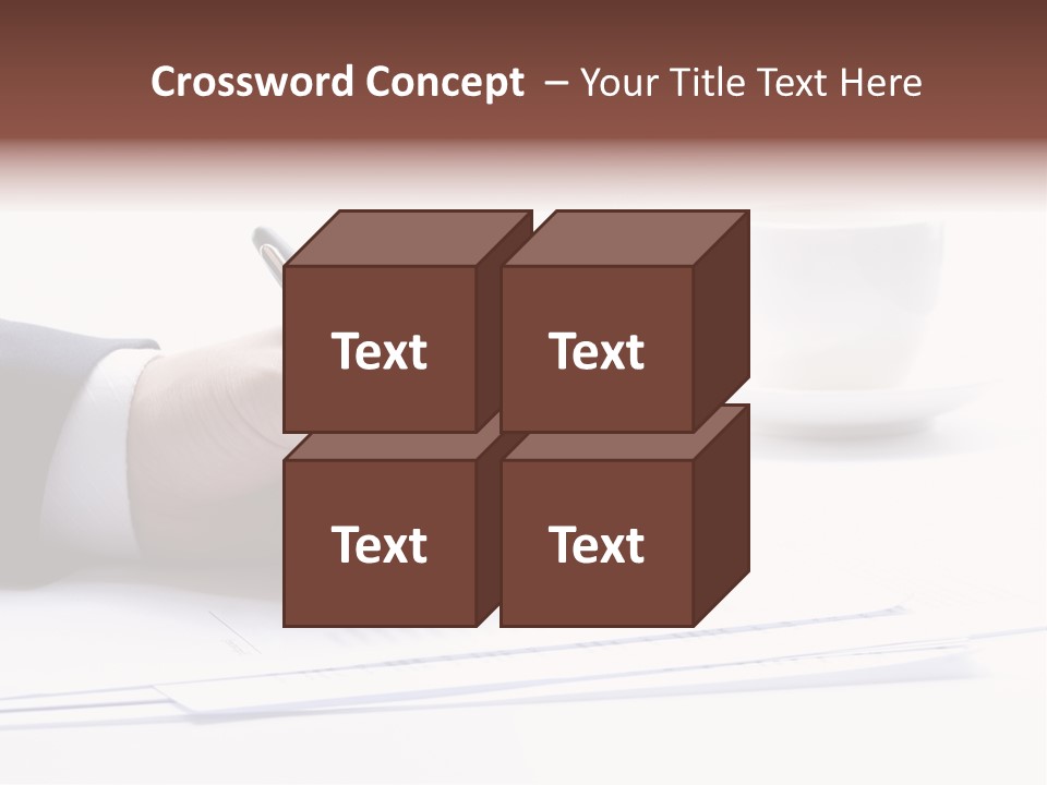 A Person Writing On A Piece Of Paper With A Pen PowerPoint Template