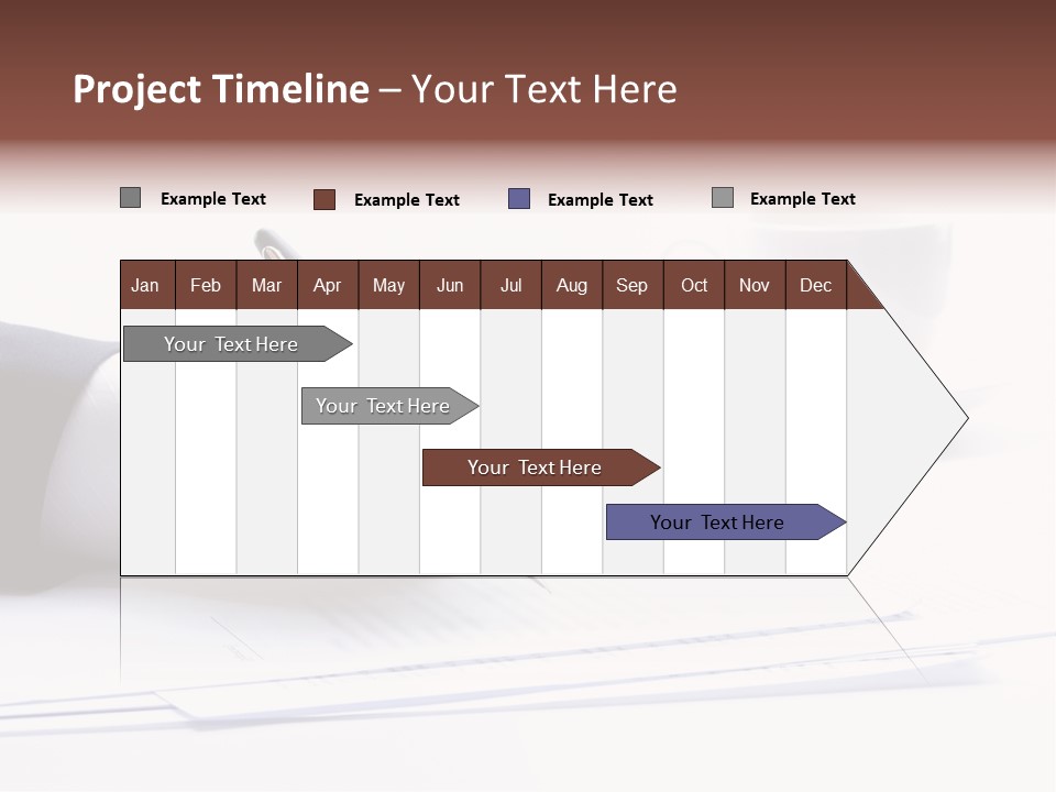 A Person Writing On A Piece Of Paper With A Pen PowerPoint Template