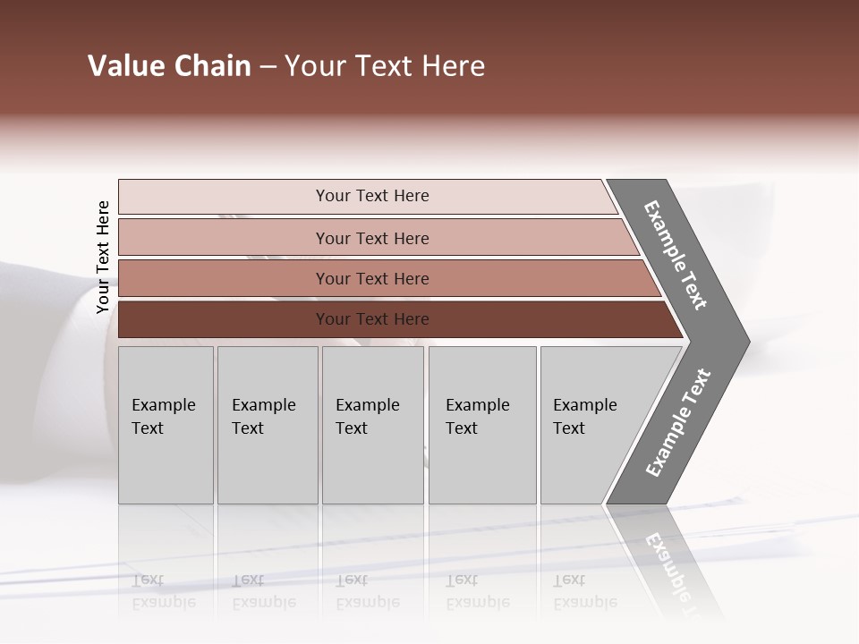 A Person Writing On A Piece Of Paper With A Pen PowerPoint Template