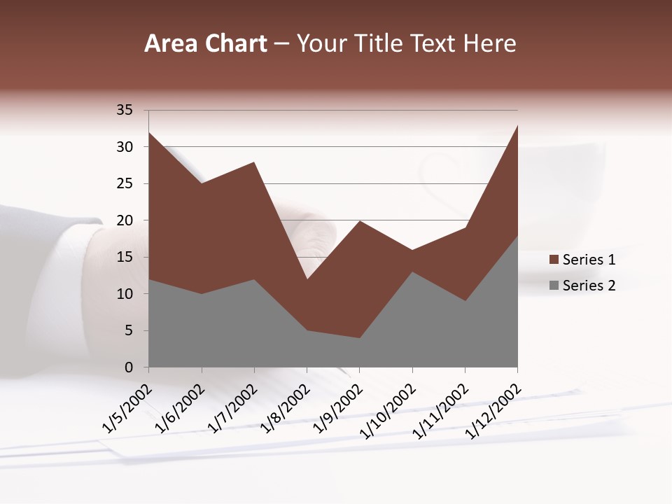 A Person Writing On A Piece Of Paper With A Pen PowerPoint Template