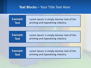 A Group Of Trash Cans Sitting Next To Each Other PowerPoint Template