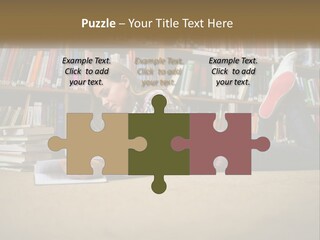 A Woman Laying On The Floor Reading A Book PowerPoint Template