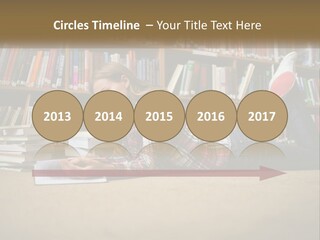 A Woman Laying On The Floor Reading A Book PowerPoint Template