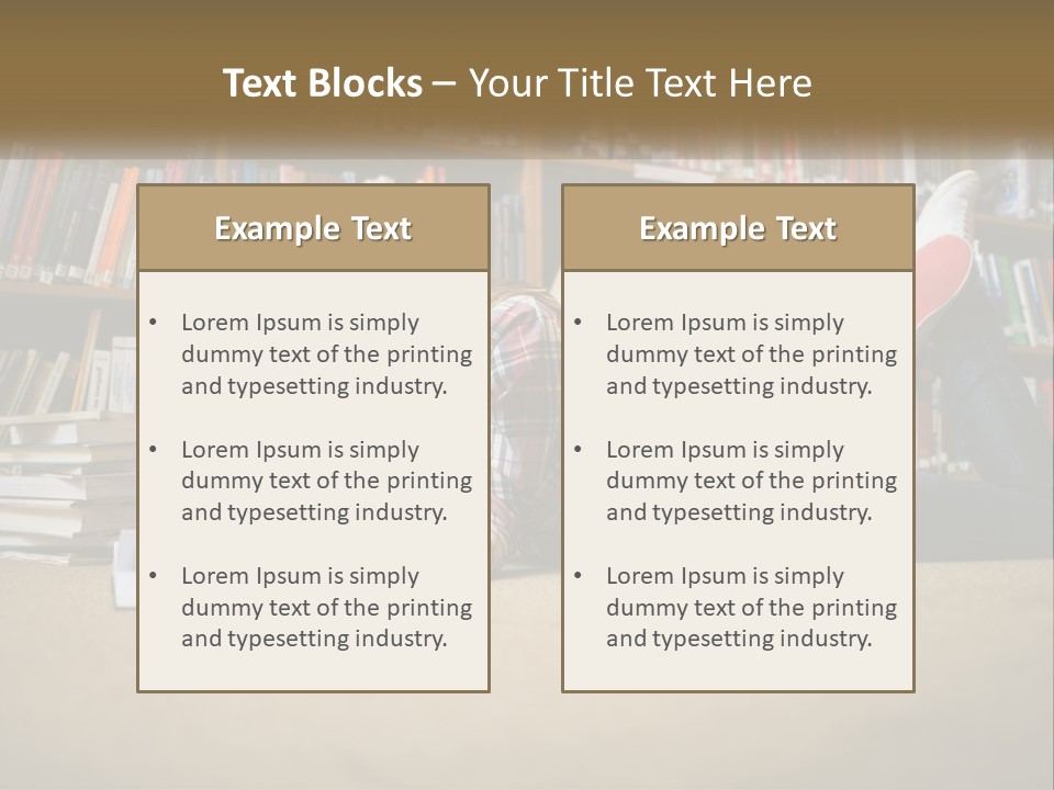 A Woman Laying On The Floor Reading A Book PowerPoint Template