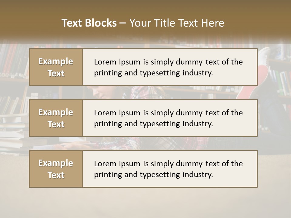 A Woman Laying On The Floor Reading A Book PowerPoint Template