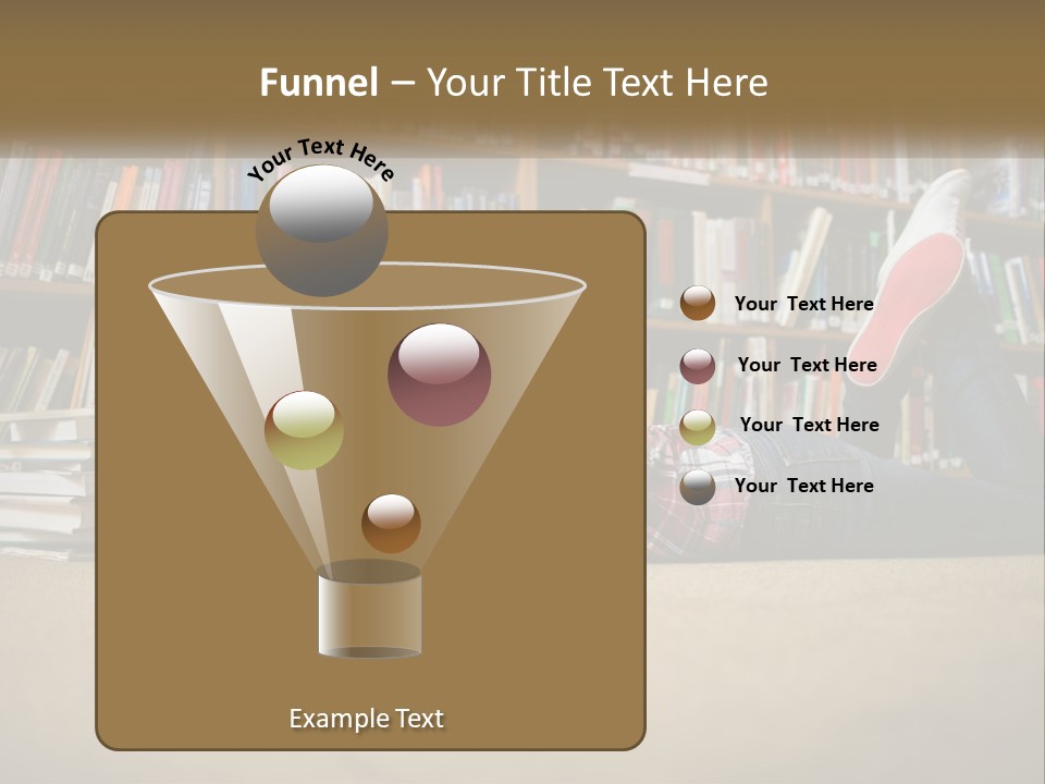 A Woman Laying On The Floor Reading A Book PowerPoint Template