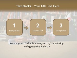 A Woman Laying On The Floor Reading A Book PowerPoint Template