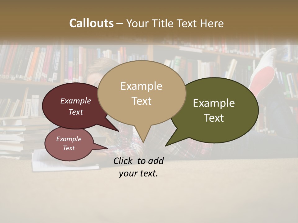 A Woman Laying On The Floor Reading A Book PowerPoint Template