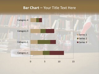 A Woman Laying On The Floor Reading A Book PowerPoint Template