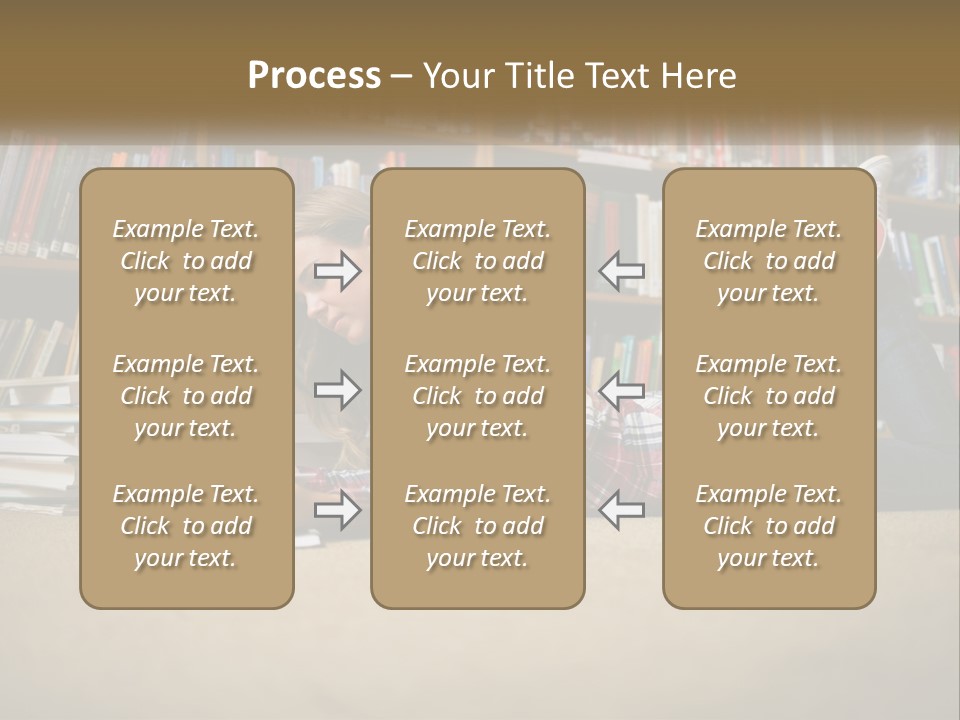 A Woman Laying On The Floor Reading A Book PowerPoint Template