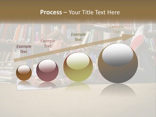 A Woman Laying On The Floor Reading A Book PowerPoint Template