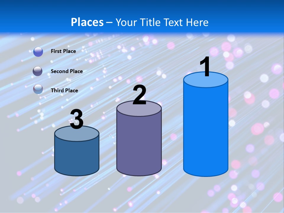 A Blue And Pink Abstract Background With Lines PowerPoint Template