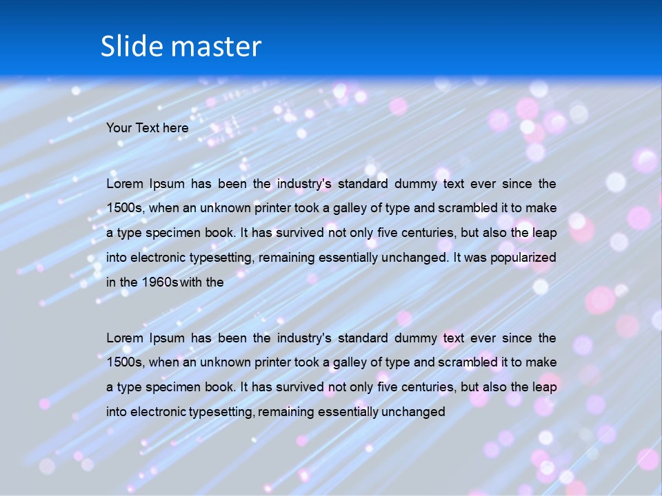 A Blue And Pink Abstract Background With Lines PowerPoint Template