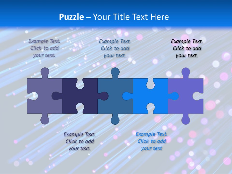 A Blue And Pink Abstract Background With Lines PowerPoint Template