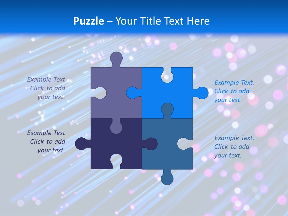 A Blue And Pink Abstract Background With Lines PowerPoint Template