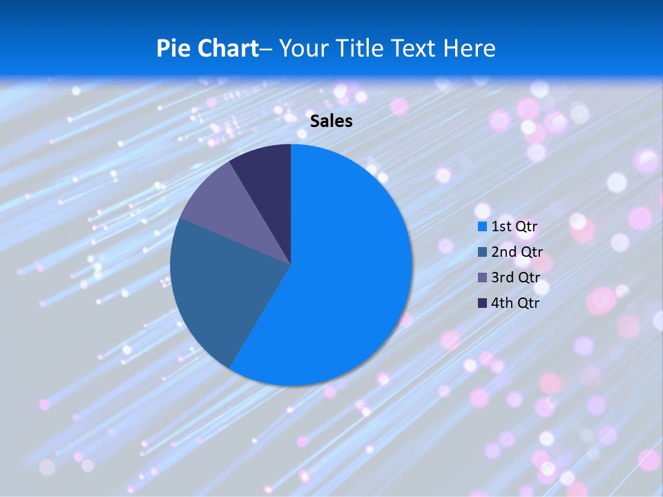 A Blue And Pink Abstract Background With Lines PowerPoint Template