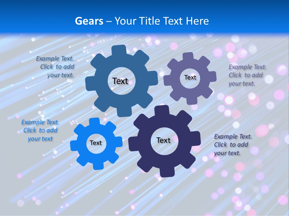 A Blue And Pink Abstract Background With Lines PowerPoint Template