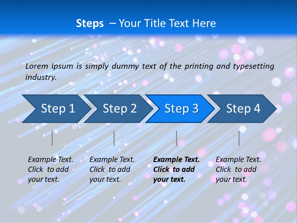 A Blue And Pink Abstract Background With Lines PowerPoint Template