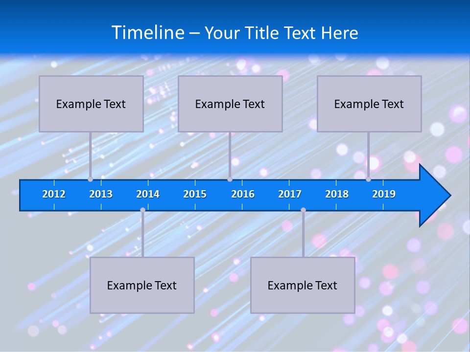 A Blue And Pink Abstract Background With Lines PowerPoint Template