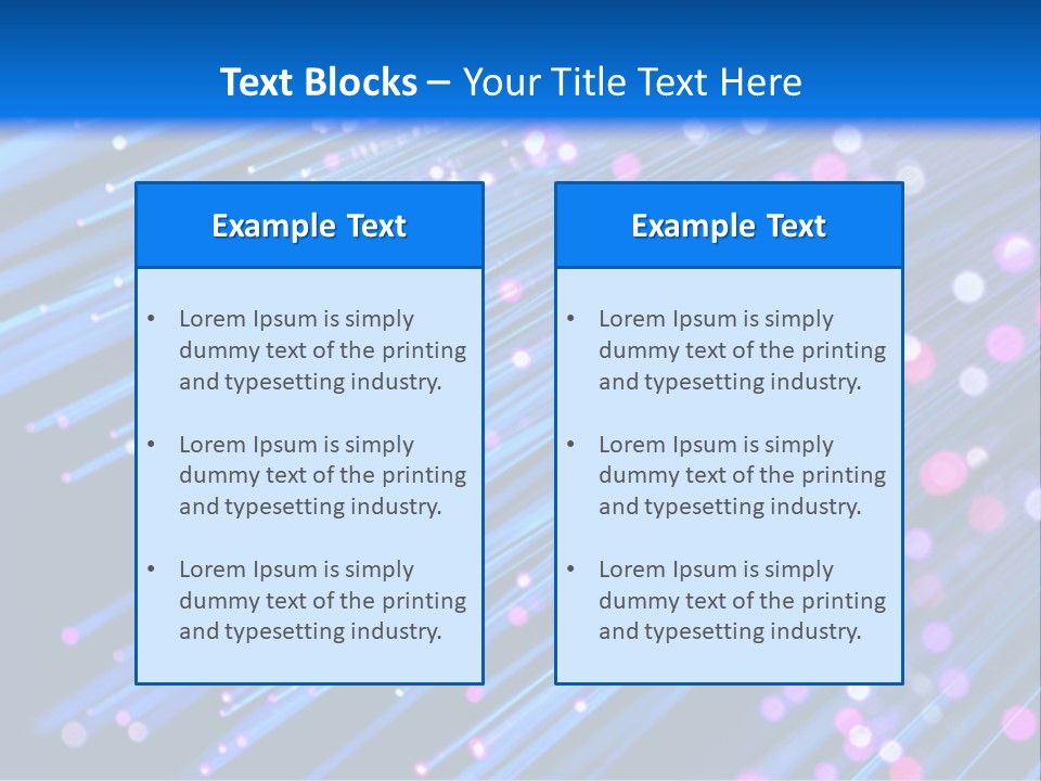 A Blue And Pink Abstract Background With Lines PowerPoint Template
