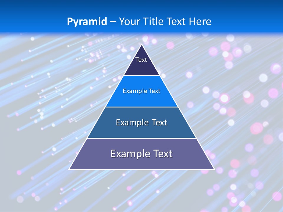 A Blue And Pink Abstract Background With Lines PowerPoint Template