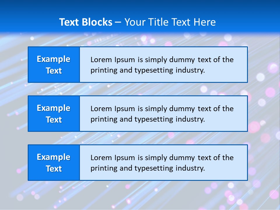 A Blue And Pink Abstract Background With Lines PowerPoint Template