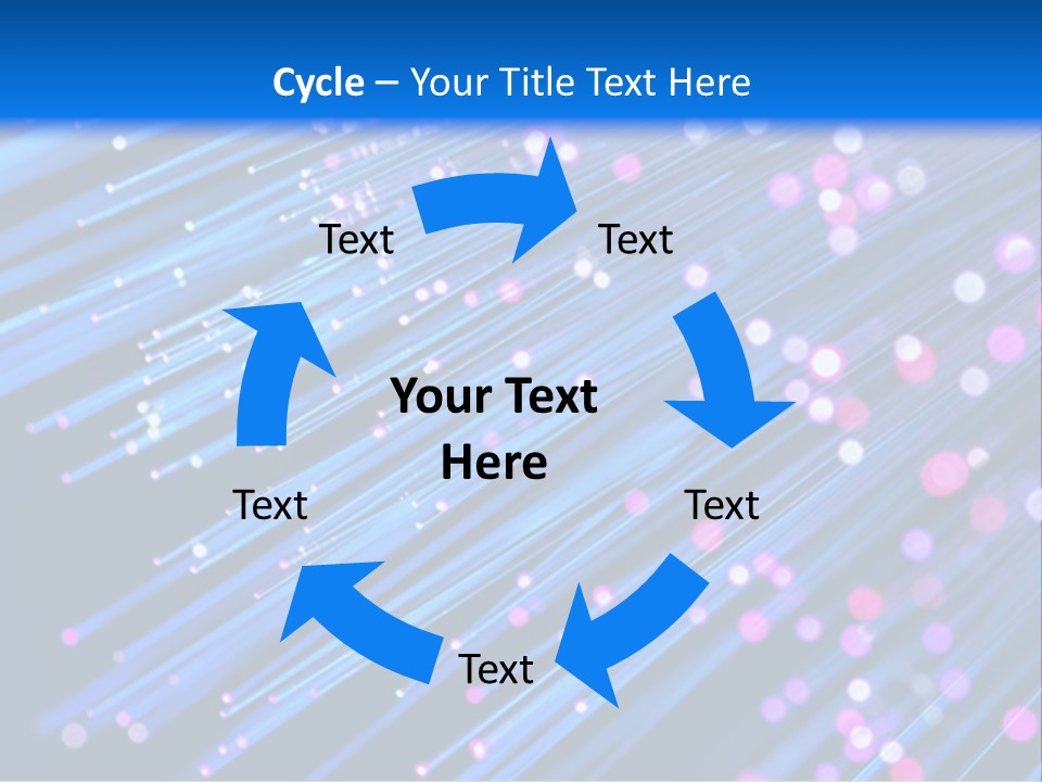 A Blue And Pink Abstract Background With Lines PowerPoint Template