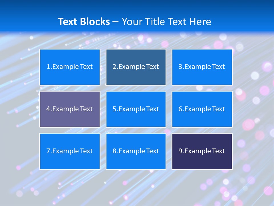 A Blue And Pink Abstract Background With Lines PowerPoint Template