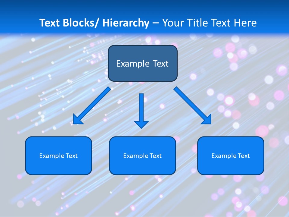 A Blue And Pink Abstract Background With Lines PowerPoint Template