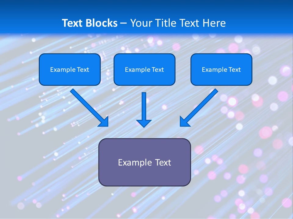 A Blue And Pink Abstract Background With Lines PowerPoint Template