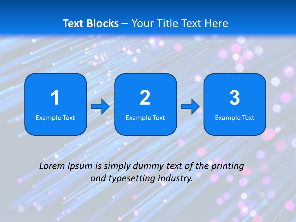 A Blue And Pink Abstract Background With Lines PowerPoint Template