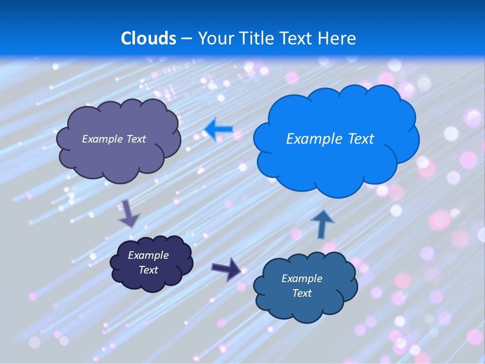 A Blue And Pink Abstract Background With Lines PowerPoint Template