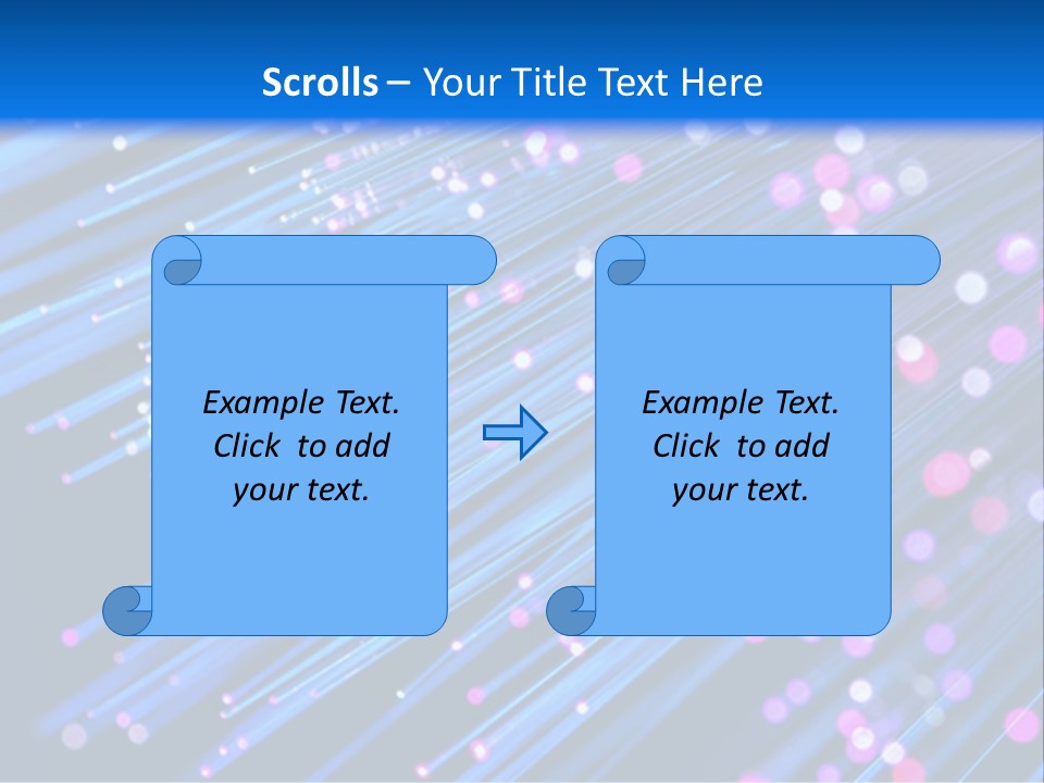 A Blue And Pink Abstract Background With Lines PowerPoint Template