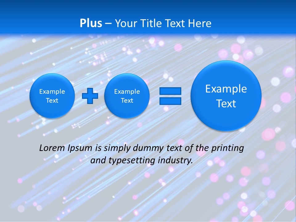 A Blue And Pink Abstract Background With Lines PowerPoint Template