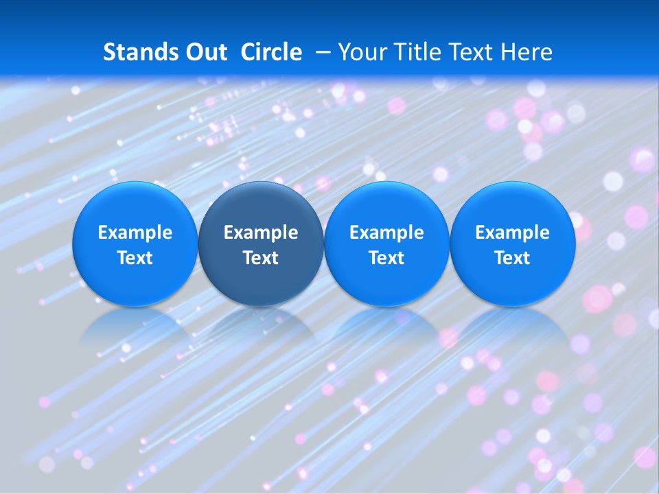 A Blue And Pink Abstract Background With Lines PowerPoint Template