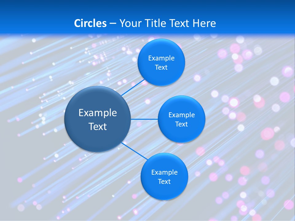 A Blue And Pink Abstract Background With Lines PowerPoint Template