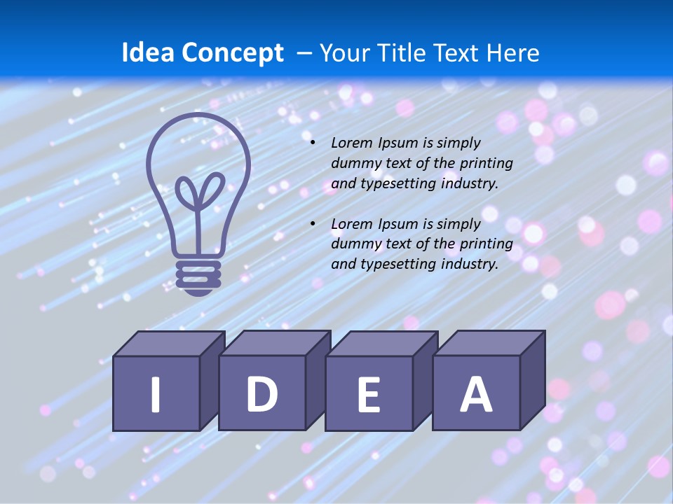 A Blue And Pink Abstract Background With Lines PowerPoint Template