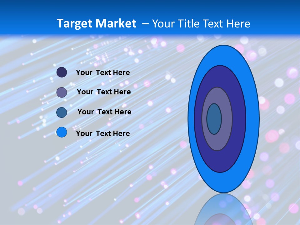 A Blue And Pink Abstract Background With Lines PowerPoint Template