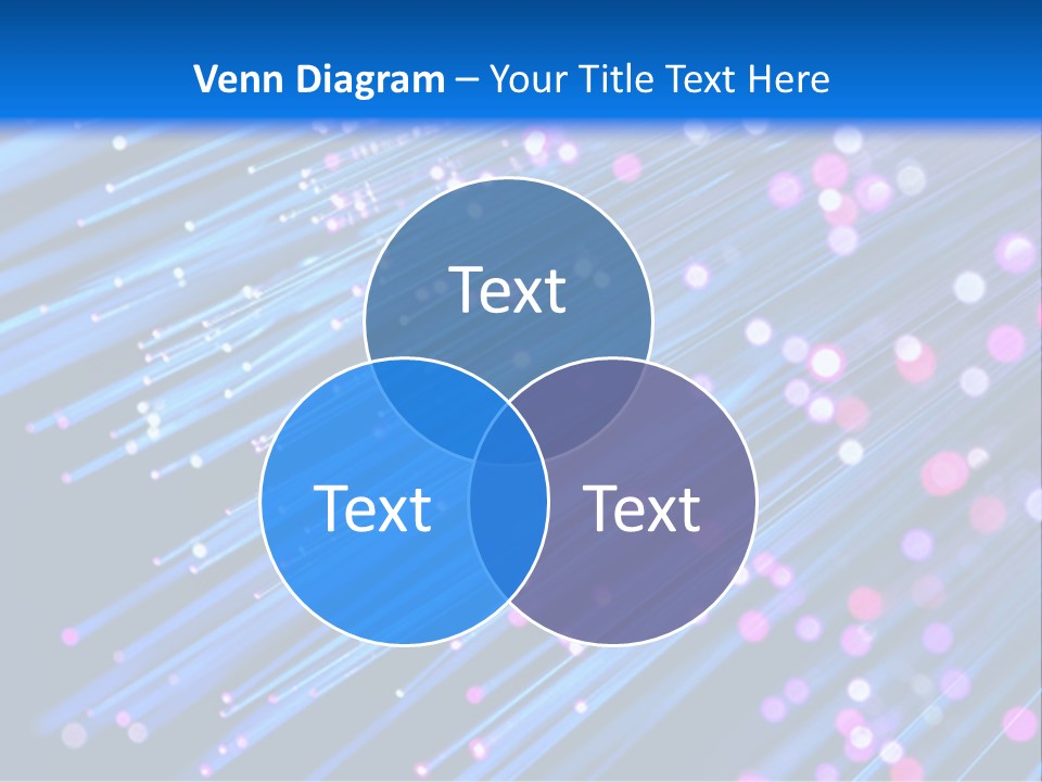 A Blue And Pink Abstract Background With Lines PowerPoint Template