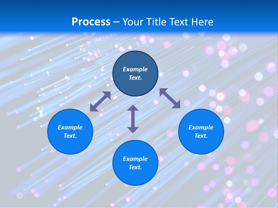 A Blue And Pink Abstract Background With Lines PowerPoint Template
