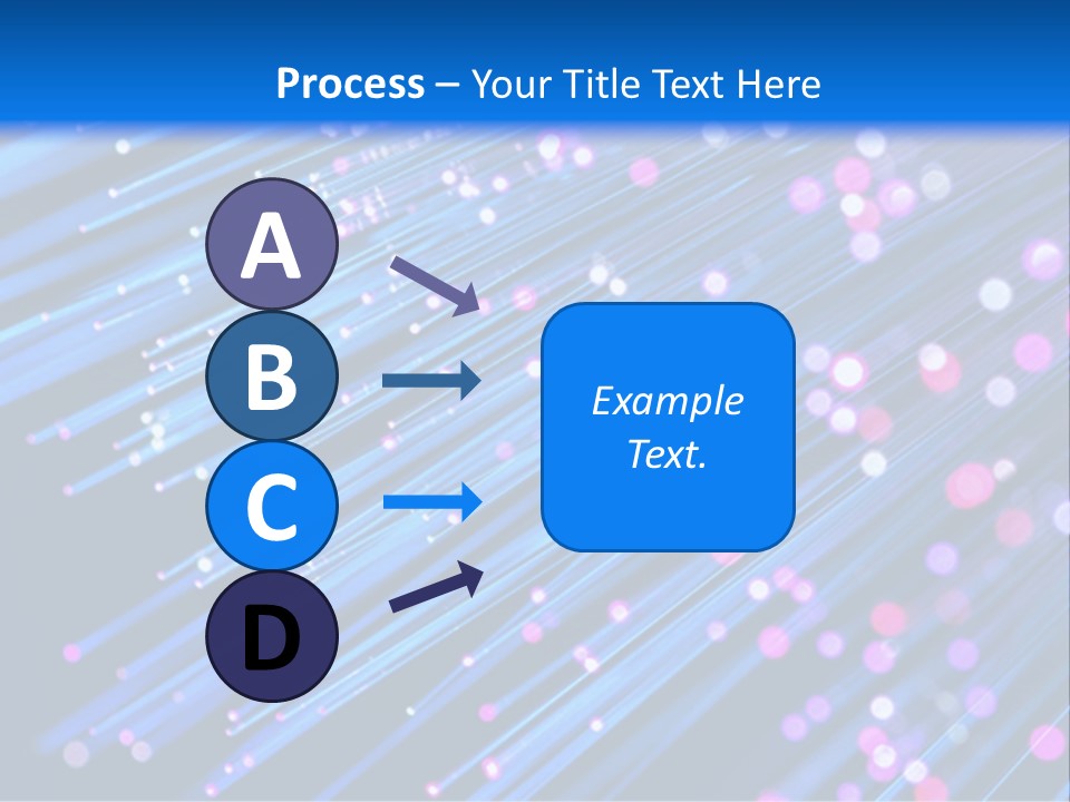 A Blue And Pink Abstract Background With Lines PowerPoint Template