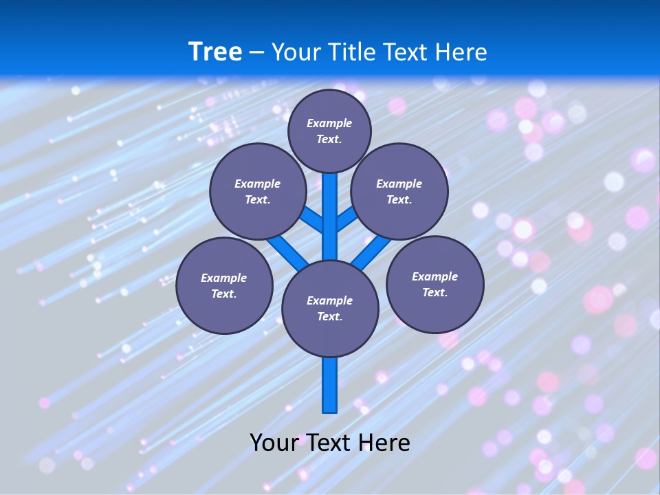 A Blue And Pink Abstract Background With Lines PowerPoint Template