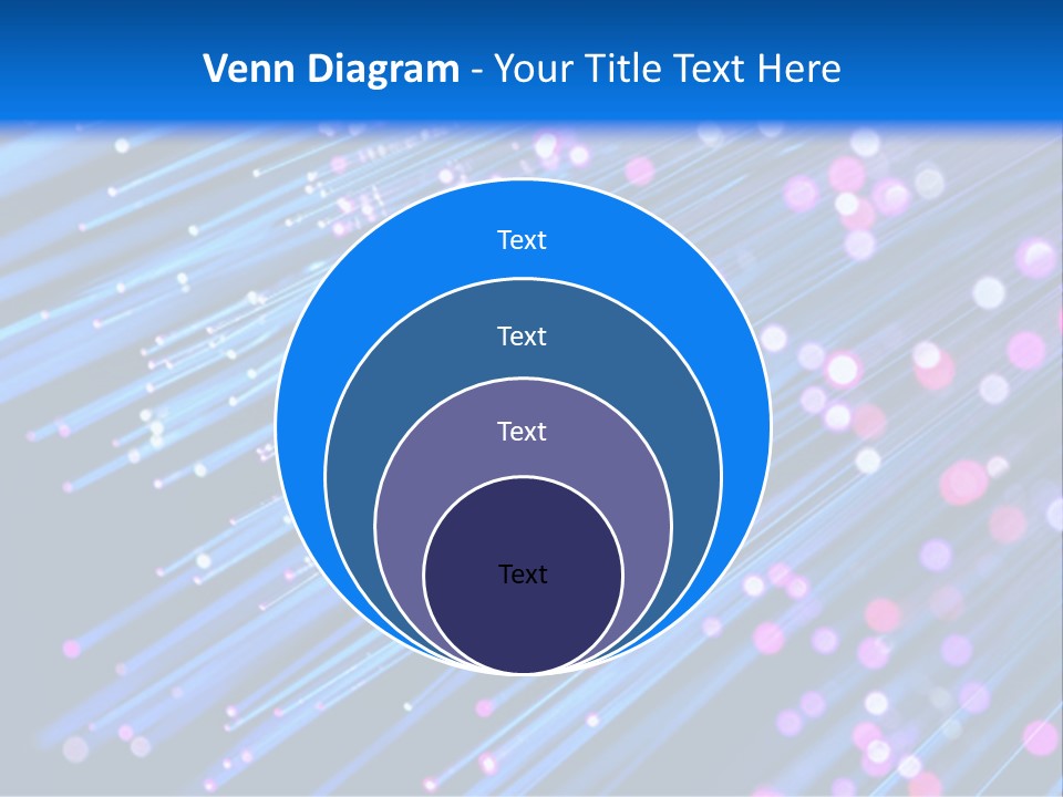A Blue And Pink Abstract Background With Lines PowerPoint Template