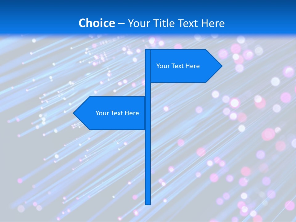 A Blue And Pink Abstract Background With Lines PowerPoint Template