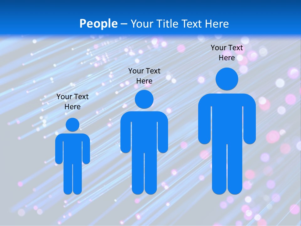 A Blue And Pink Abstract Background With Lines PowerPoint Template