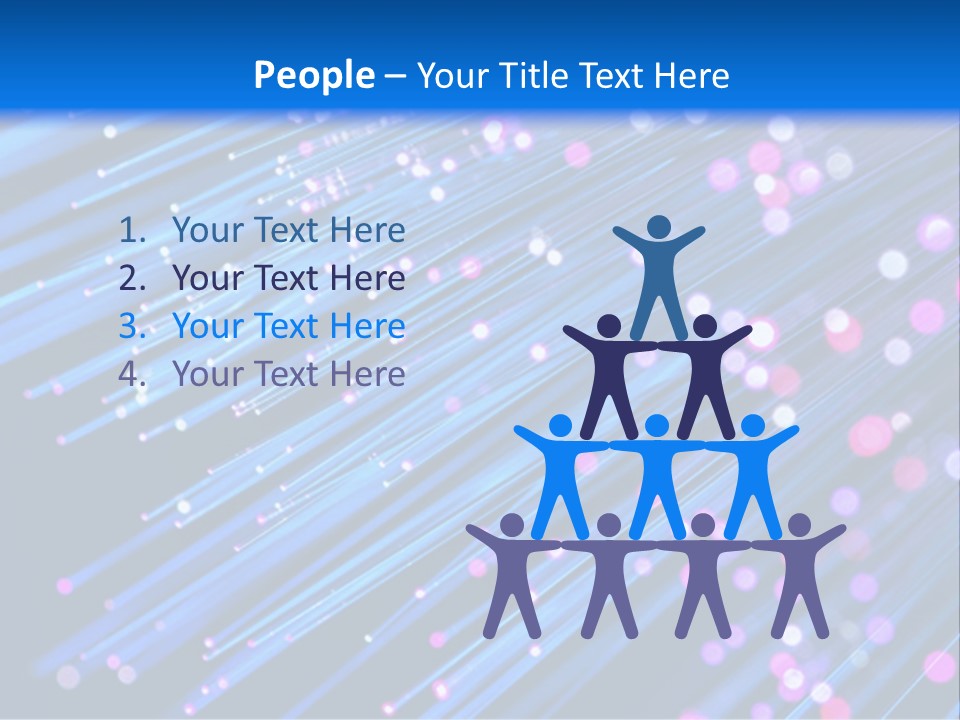 A Blue And Pink Abstract Background With Lines PowerPoint Template