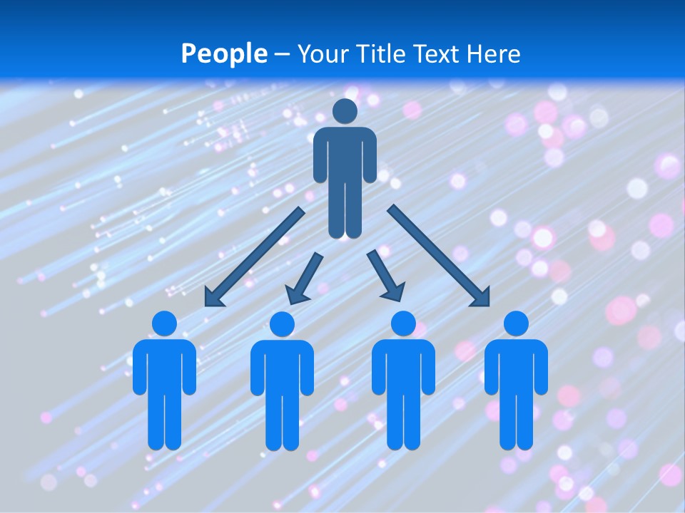 A Blue And Pink Abstract Background With Lines PowerPoint Template